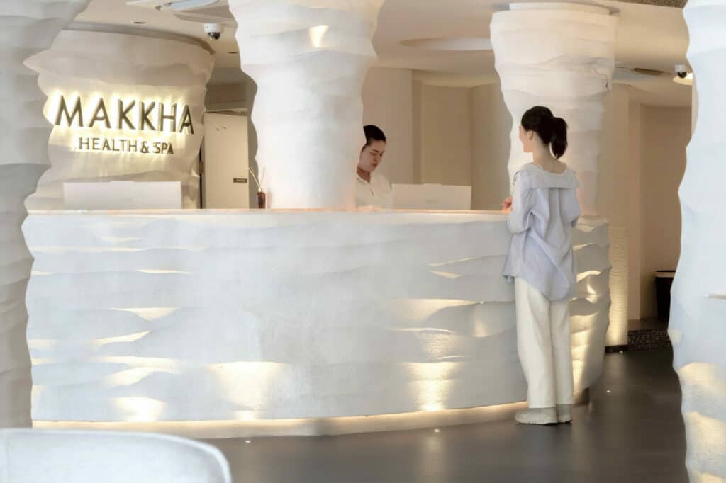 막카 스파 스파 리셉션 헬스 앤 스파 모던 인테리어 디자인
