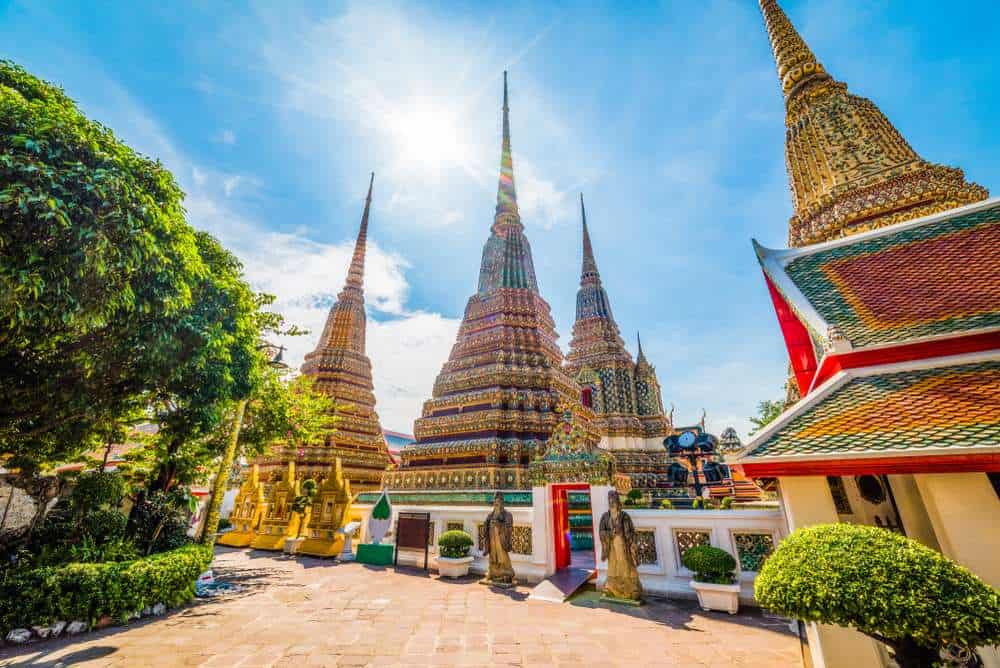 Wat Pho temple, one of the nice spots to visit as part of a relaxing 2-day itinerary in Bangkok.